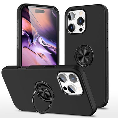 Magnetic Ring Holder Shockproof Cover Case for iPhone 16 Pro Max Magnetic Ring Holder Shockproof Cover Case for iPhone 16 Pro Max